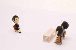 面接短所人見知り